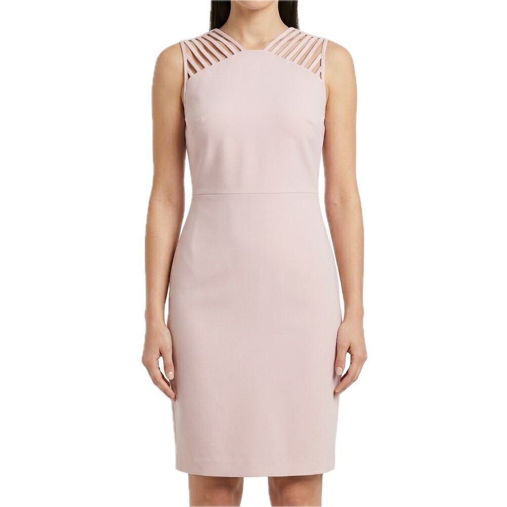 Express Shoulder Cut Out Lavender Purple Sheath Bodycon Dress Size M NEW Tags